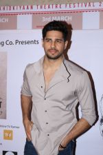 Sidharth Malhotra at Colors khidkiyaan Theatre Festival on 1st March 2017